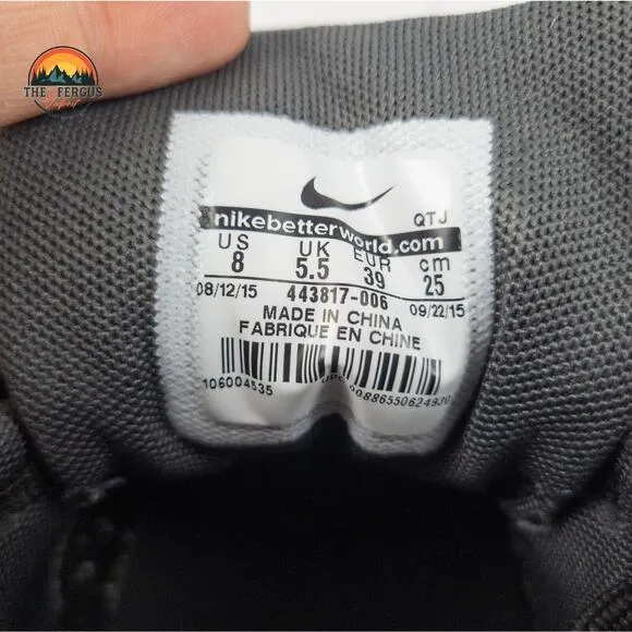 DS Nike 2015 Air Max 90 Premium Black Safari Safari Animal Shoes Womens Size 8