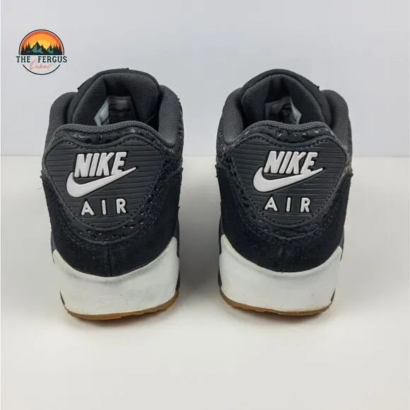 DS Nike 2015 Air Max 90 Premium Black Safari Safari Animal Shoes Womens Size 8