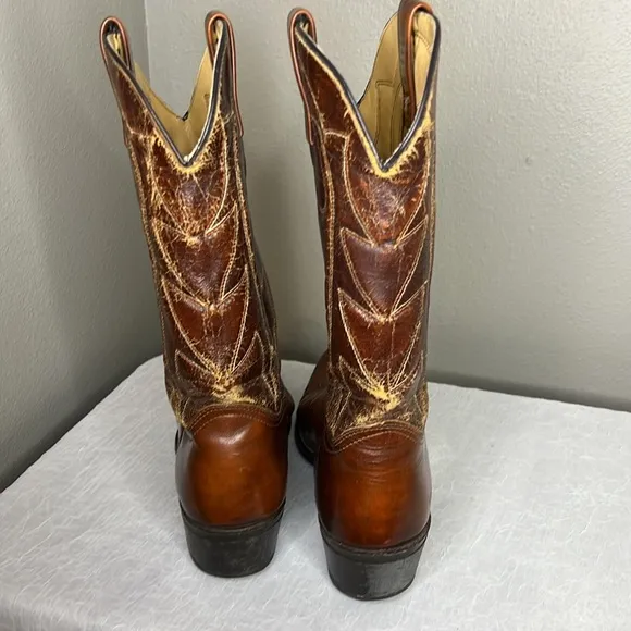 Durango Brown Leather Boots Size 9.5B
