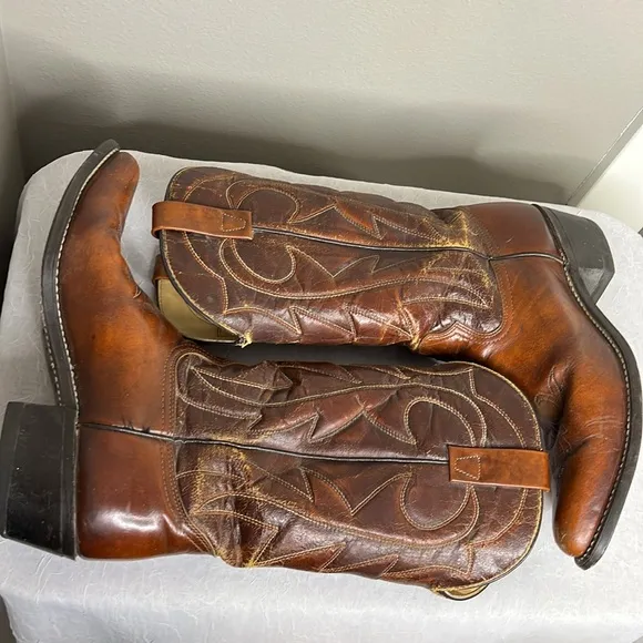 Durango Brown Leather Boots Size 9.5B