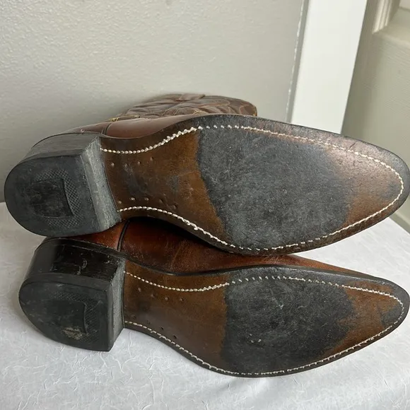 Durango Brown Leather Boots Size 9.5B