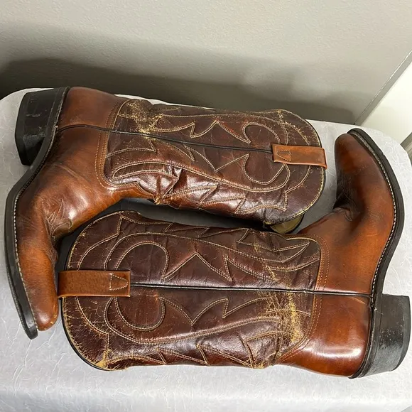 Durango Brown Leather Boots Size 9.5B