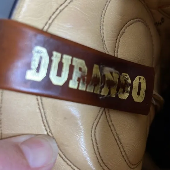Durango Brown Leather Boots Size 9.5B
