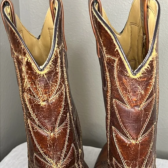 Durango Brown Leather Boots Size 9.5B