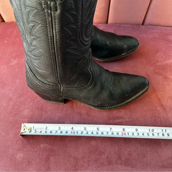 Durango Women’s Black Leather Cowboy Boots size 6.5