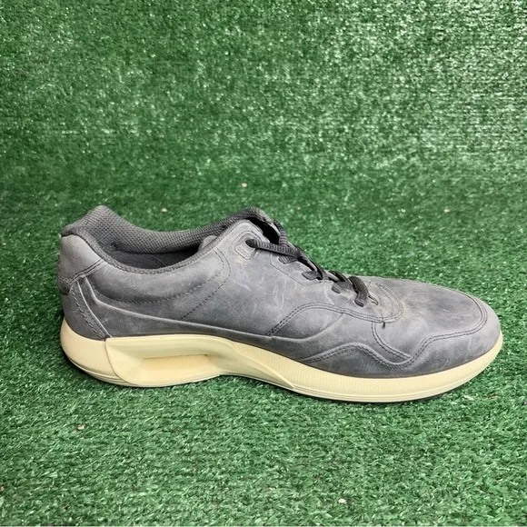 Ecco Gray Leather Athletic Shoes CS16 Men's Size 42 US 8-8.5
