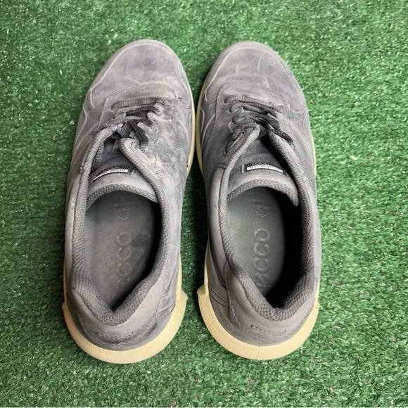 Ecco Gray Leather Athletic Shoes CS16 Men's Size 42 US 8-8.5