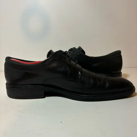 ECCO Men's Black Leather Oxford Metropole London Derby Shoes Sz 13 12 12.5 / 47