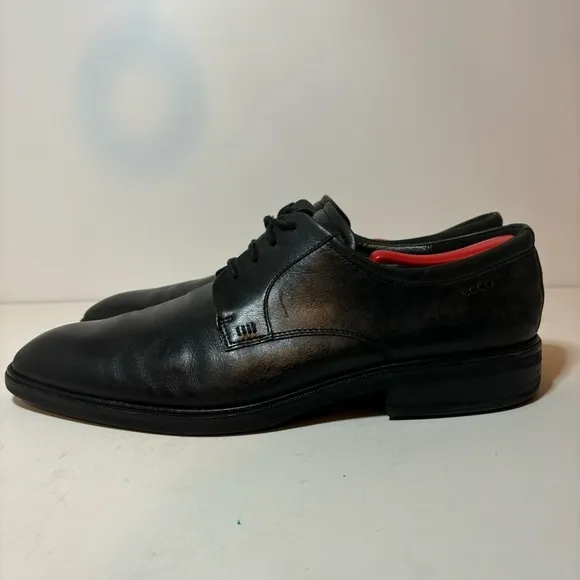 ECCO Men's Black Leather Oxford Metropole London Derby Shoes Sz 13 12 12.5 / 47