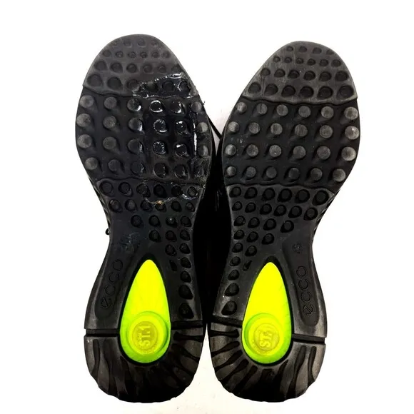 ECCO Men's Hybrid Lite ST.1 Black Leather Wingtip Brogue Shoes Size 43 EU/ 9 US