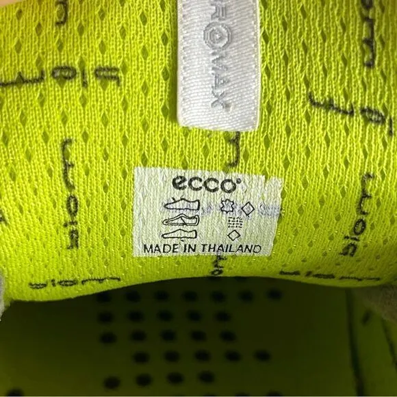 Ecco Spikeless Golf Shoes Mens EU 40 US 7 Gray Biom Hydromax Yak Leather