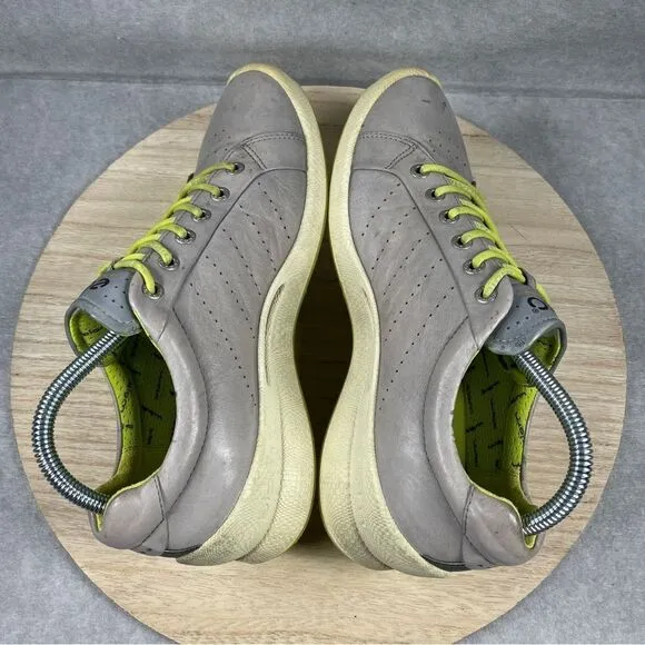 Ecco Spikeless Golf Shoes Mens EU 40 US 7 Gray Biom Hydromax Yak Leather