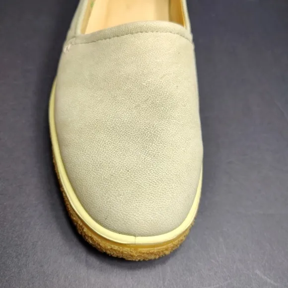 ECCO Women's Crepetray Slip on Sage Green Loafer Size US 12-12.5 EU 43