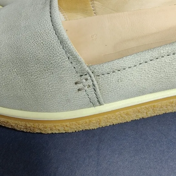 ECCO Women's Crepetray Slip on Sage Green Loafer Size US 12-12.5 EU 43
