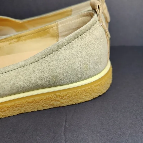 ECCO Women's Crepetray Slip on Sage Green Loafer Size US 12-12.5 EU 43