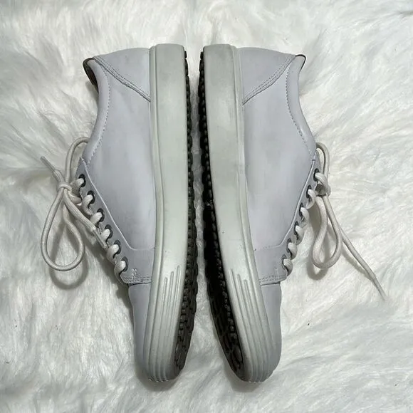 ECCO Womens White Leather Golf shoes Size 9.  B72