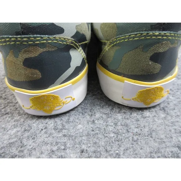 Ed Hardy Louise Lowrise Shoes Mens Size 9 Green Camo‎ 11SLO102M