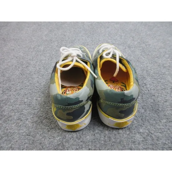 Ed Hardy Louise Lowrise Shoes Mens Size 9 Green Camo‎ 11SLO102M