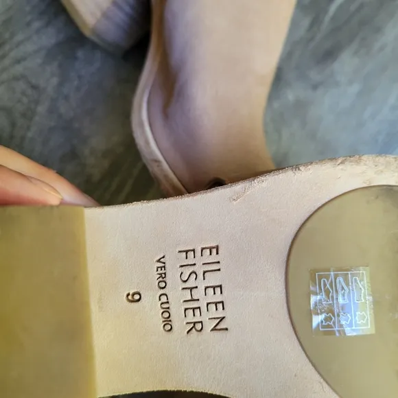 Eileen Fisher Nikki Leather Strappy Open Side Block Heel Open Toe Ankle Boots