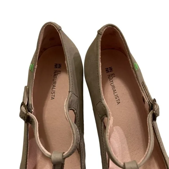El Naturalista Woman Mary Jane Round ToePumps 38 Colibri Tan N474 Pump Shoes