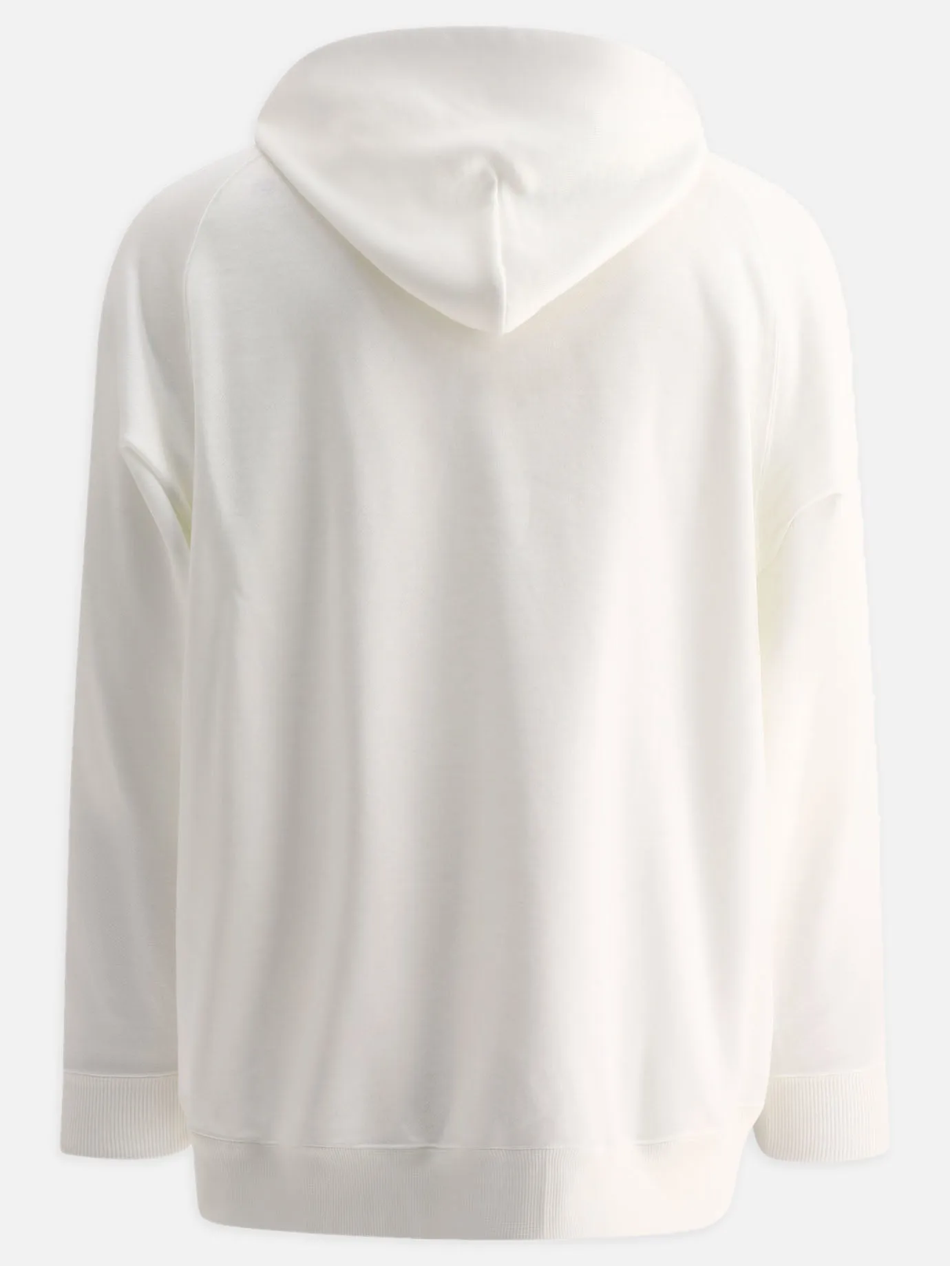 Embroidered zippered sweatshirt