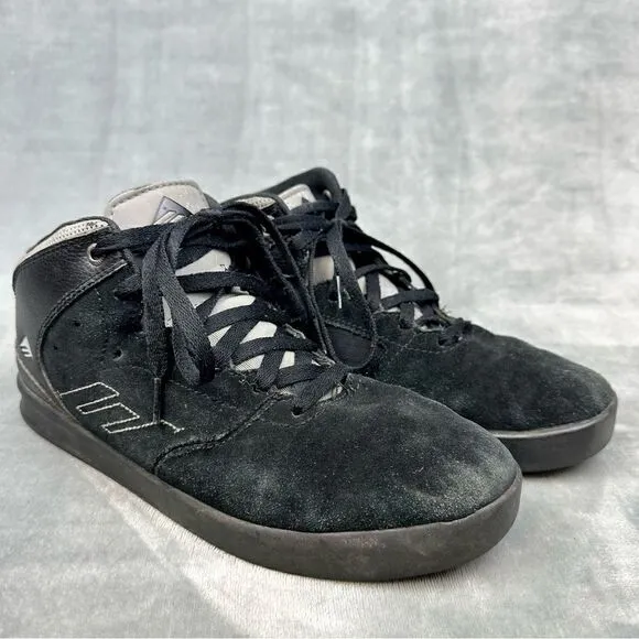 Emerica Reynolds 3 Shoes Mens 8.5 Black High Top Skateboarding Skate Lace Up