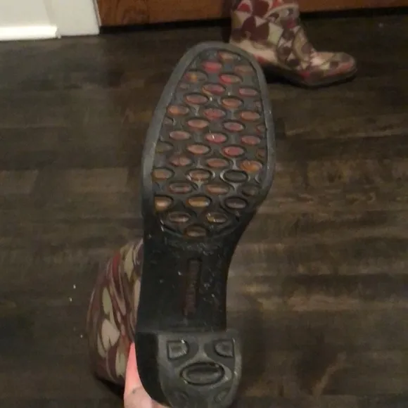 Emilio Pucci multicolor rubber rain boots