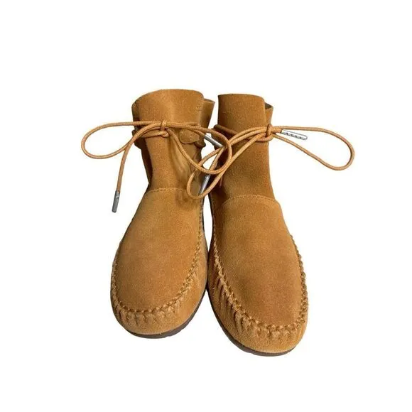 EMU Australia Women’s Burnie Suede Leather Hidden Wedge Bootie Boots Size 7