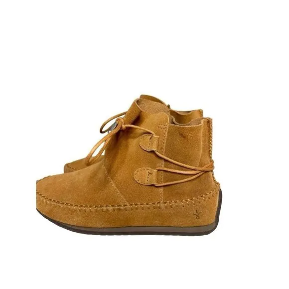 EMU Australia Women’s Burnie Suede Leather Hidden Wedge Bootie Boots Size 7