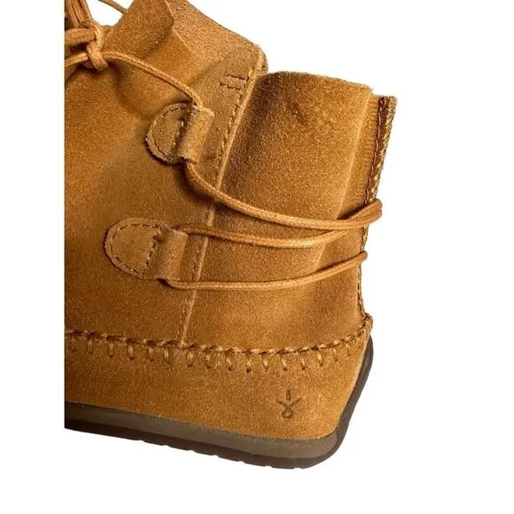 EMU Australia Women’s Burnie Suede Leather Hidden Wedge Bootie Boots Size 7