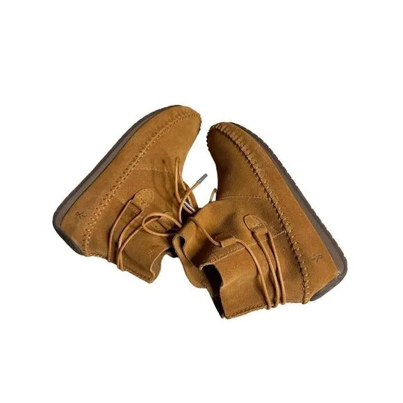 EMU Australia Women’s Burnie Suede Leather Hidden Wedge Bootie Boots Size 7