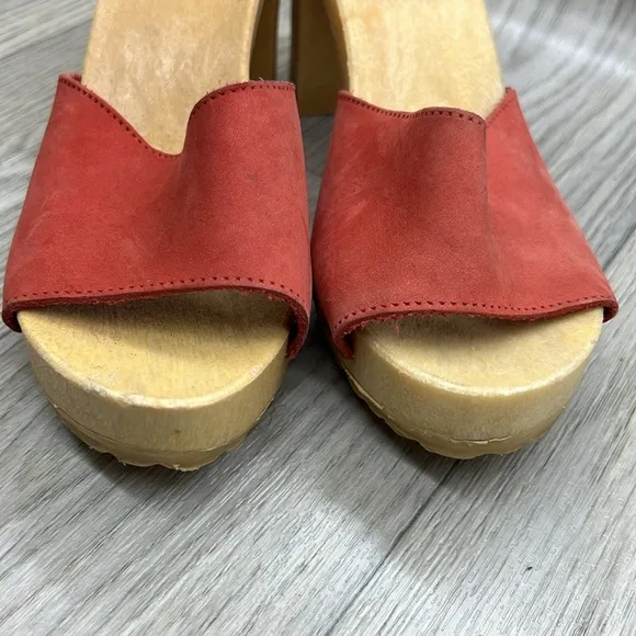 ESNY Made in Italy 1970S ITALIAN LEATHER MULES