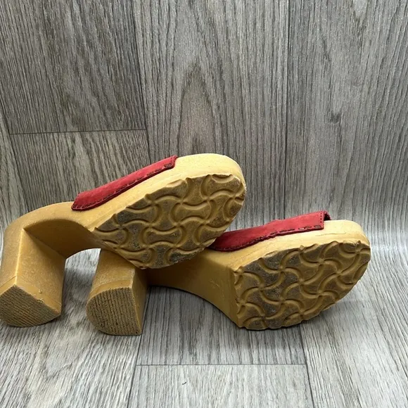 ESNY Made in Italy 1970S ITALIAN LEATHER MULES