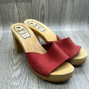 ESNY Made in Italy 1970S ITALIAN LEATHER MULES
