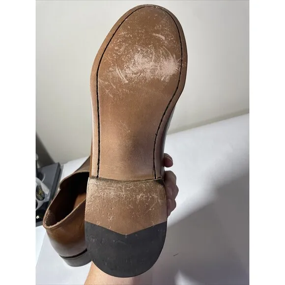 Esquivel Loafers Made in USA Mens Size 14 Brown The Don Shoes Slip On Handmade