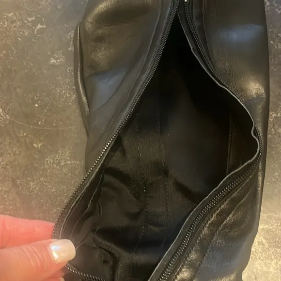 EUC Bagatto black buttery soft leather sexy over the knee 1” heel zip up boots