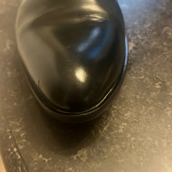 EUC Bagatto black buttery soft leather sexy over the knee 1” heel zip up boots