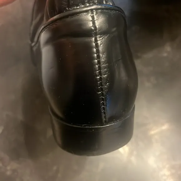 EUC Bagatto black buttery soft leather sexy over the knee 1” heel zip up boots