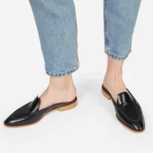 Everlane The Modern Loafer Genuine Leather Mule Slide Slip On Shoes