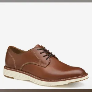 Excluded: Johnston &amp; Murphy Upton Brown Leather Oxford Shoes