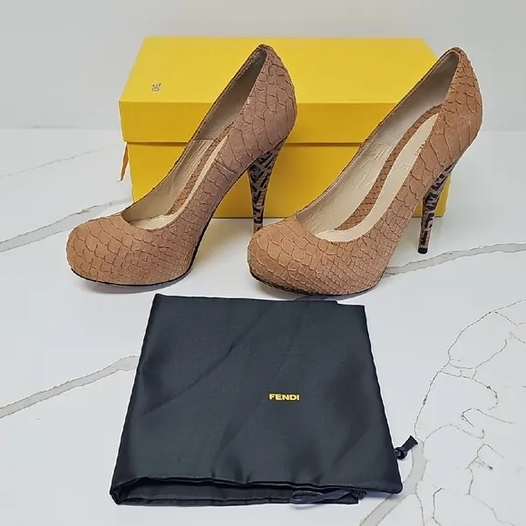 Fendi Women's Tan High Heels