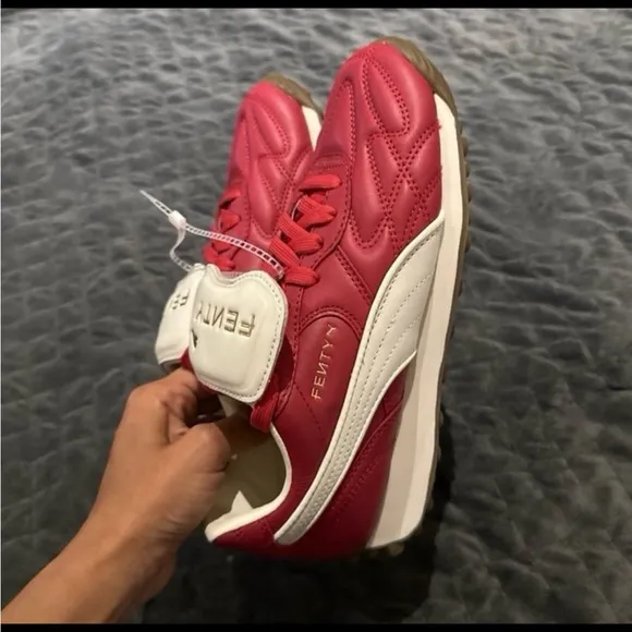 Fenty Beauty Red Sneakers shoes nwt