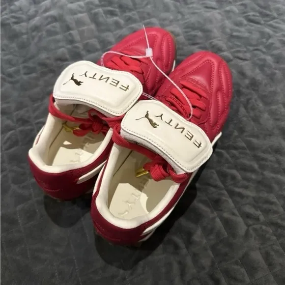 Fenty Beauty Red Sneakers shoes nwt