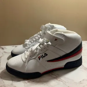 Fila Vulc Mens White High Top Lace Up Sneakers 12