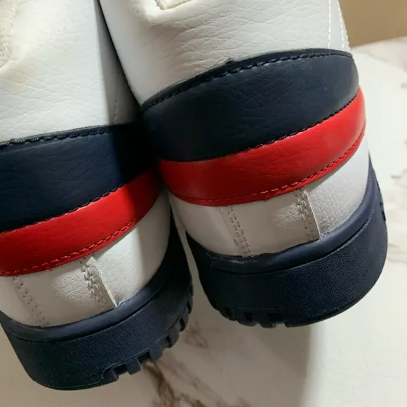 Fila Vulc Mens White High Top Lace Up Sneakers 12
