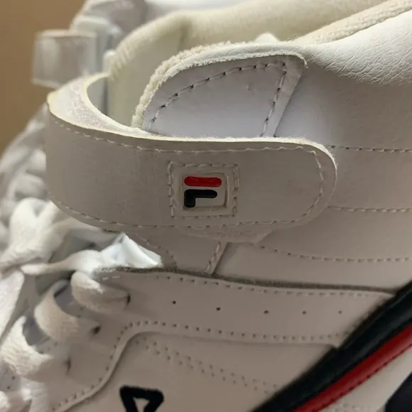 Fila Vulc Mens White High Top Lace Up Sneakers 12