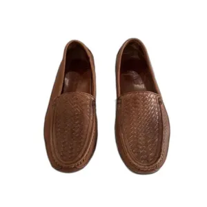Florsheim Braided Men’s Leather Slip On Loafer Size 9.5 D Color Brown