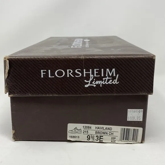 Florsheim Haviland Wingtip Shoes brown EEE width