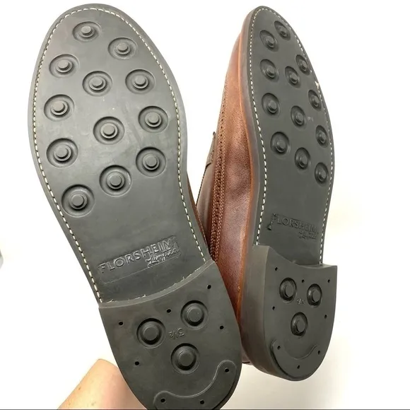 Florsheim Haviland Wingtip Shoes brown EEE width
