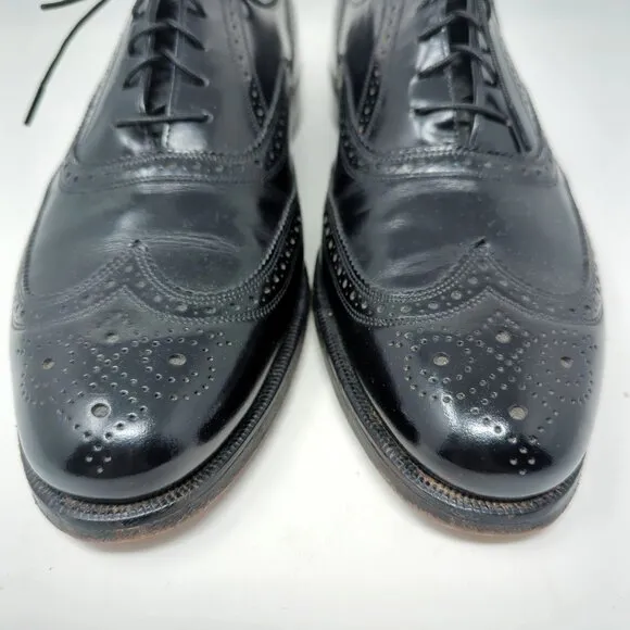 Florsheim Oxford Shoes 11 Royale Imperial Black Formal Wingtip
